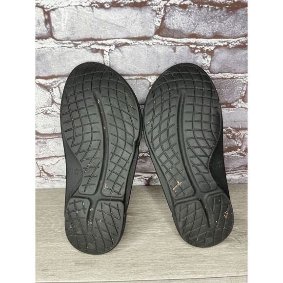 OOFOS OOAHH SPORT FLEX MATTE BLACK SLIDE SANDALS UNISEX Men Sz 11M US/44EU main image 6